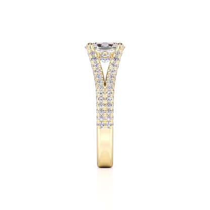 Rylee Lab Grown Diamond Ring | Yellow Gold | 4
