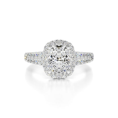Lorelei Moissanite & Lab Grown Diamond Ring | White Gold | 1