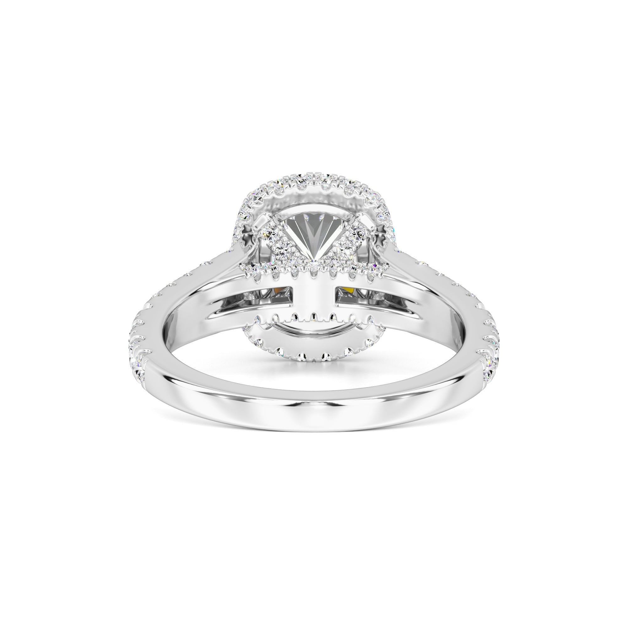 Lorelei Moissanite & Lab Grown Diamond Ring | White Gold | 3