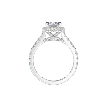 Lorelei Moissanite & Lab Grown Diamond Ring | White Gold | 4