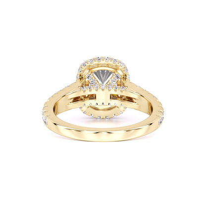 Lorelei Moissanite & Lab Grown Diamond Ring | Yellow Gold | 3