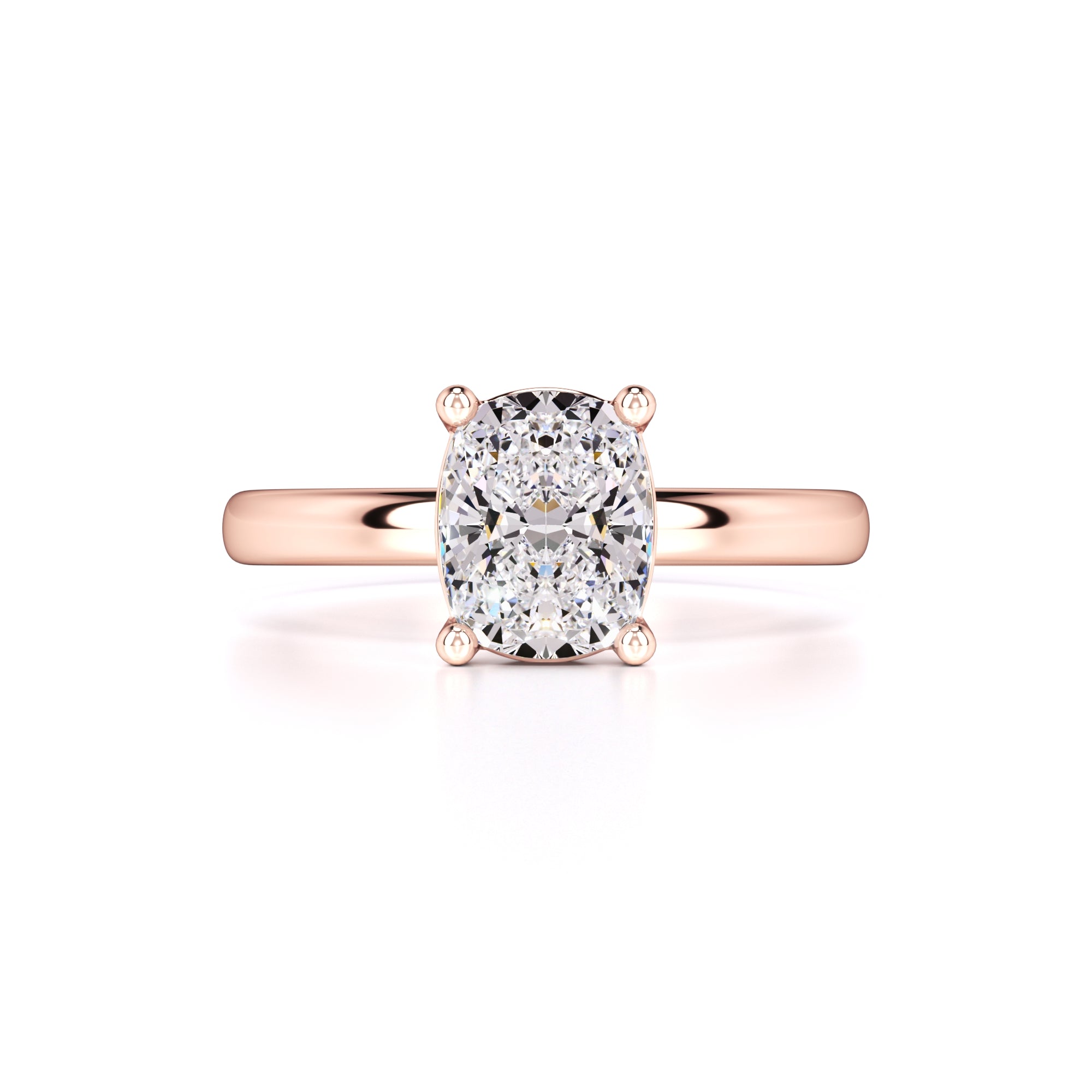 Monroe Moissanite Ring | Rose Gold | 1