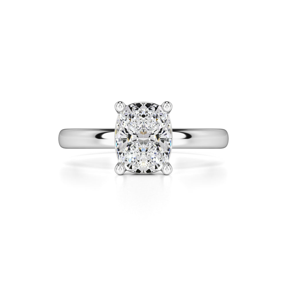 Monroe Moissanite Ring | White Gold | 1