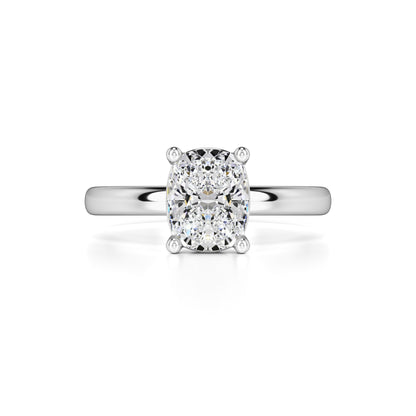 Monroe Moissanite Ring | White Gold | 1