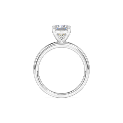 Monroe Moissanite Ring | White Gold | 4
