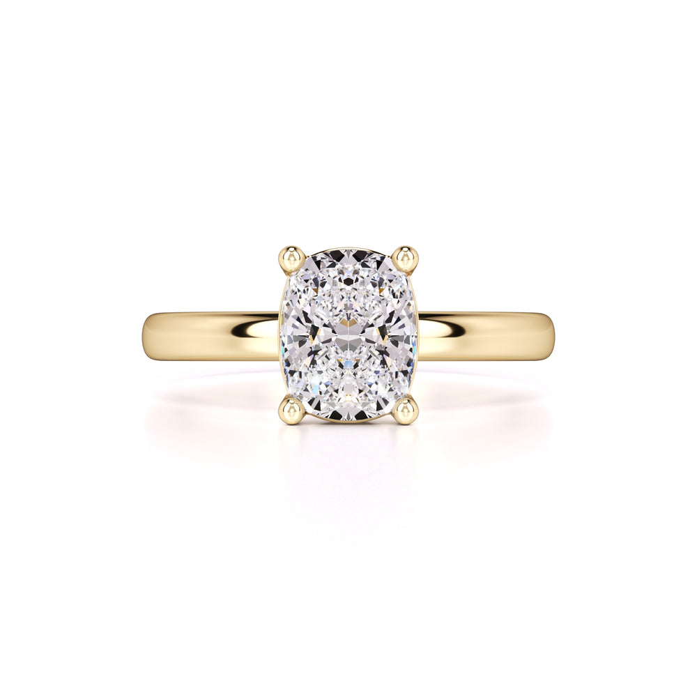 Monroe Moissanite Ring | Yellow Gold | 1