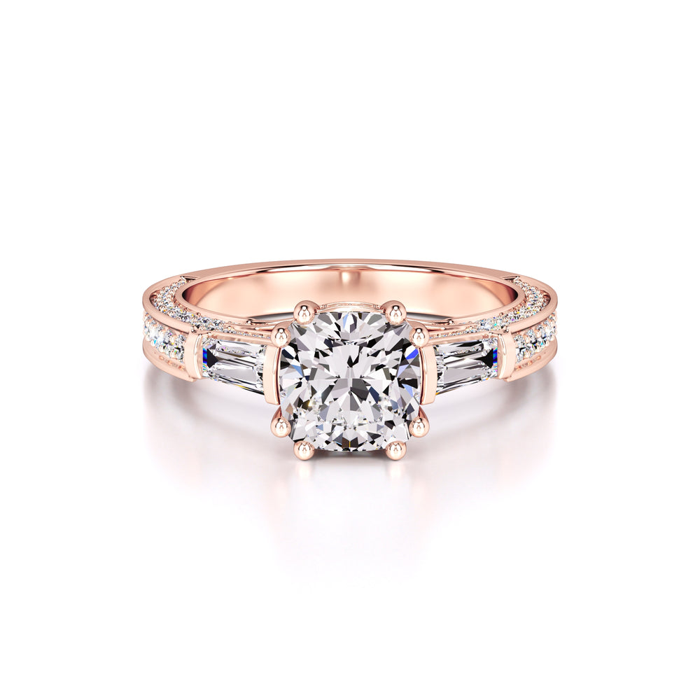 Raelynn Lab Grown Diamond Ring | Rose Gold | 1