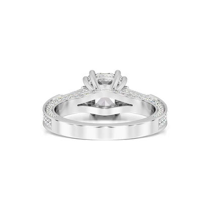 Raelynn Moissanite & Lab Grown Diamond Ring | White Gold | 3