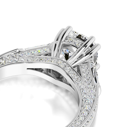 Raelynn Moissanite & Lab Grown Diamond Ring | White Gold | 2