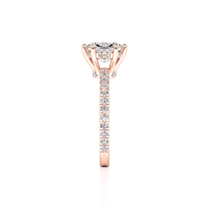 Liana Lab Grown Diamond Ring | Rose Gold | 4