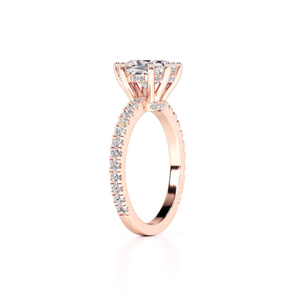 Liana Lab Grown Diamond Ring | Rose Gold | 3