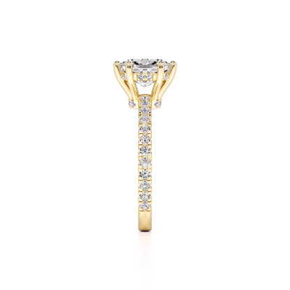Liana Lab Grown Diamond Ring | Yellow Gold | 4