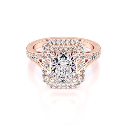 Camille Lab Grown Diamond Ring | Rose Gold | 1