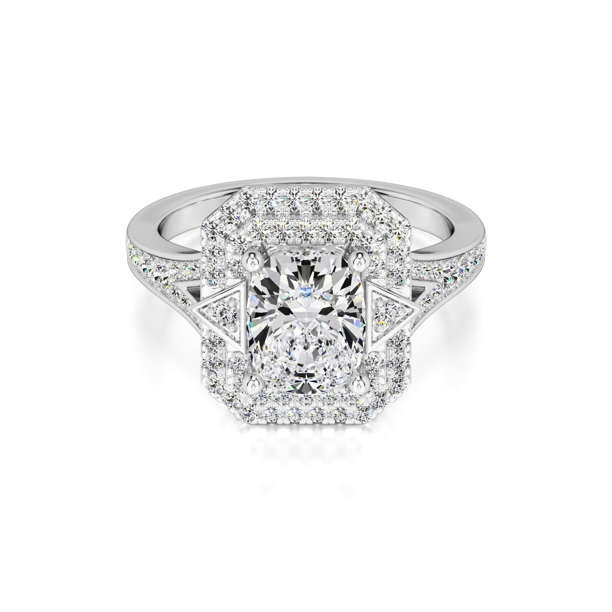 Camille Lab Grown Diamond Ring | White Gold | 1