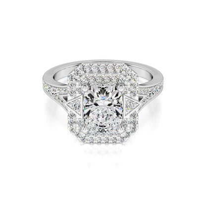 Camille Lab Grown Diamond Ring | White Gold | 1
