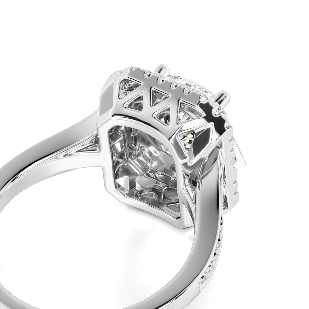 Camille Lab Grown Diamond Ring | White Gold | 2