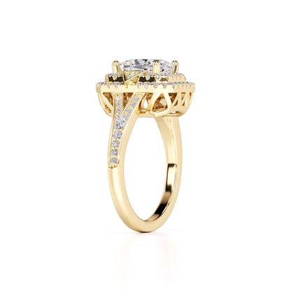Camille Lab Grown Diamond Ring | Yellow Gold | 3