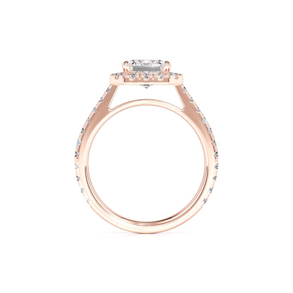 Naomi Moissanite & Lab Grown Diamond Ring | Rose Gold | 4