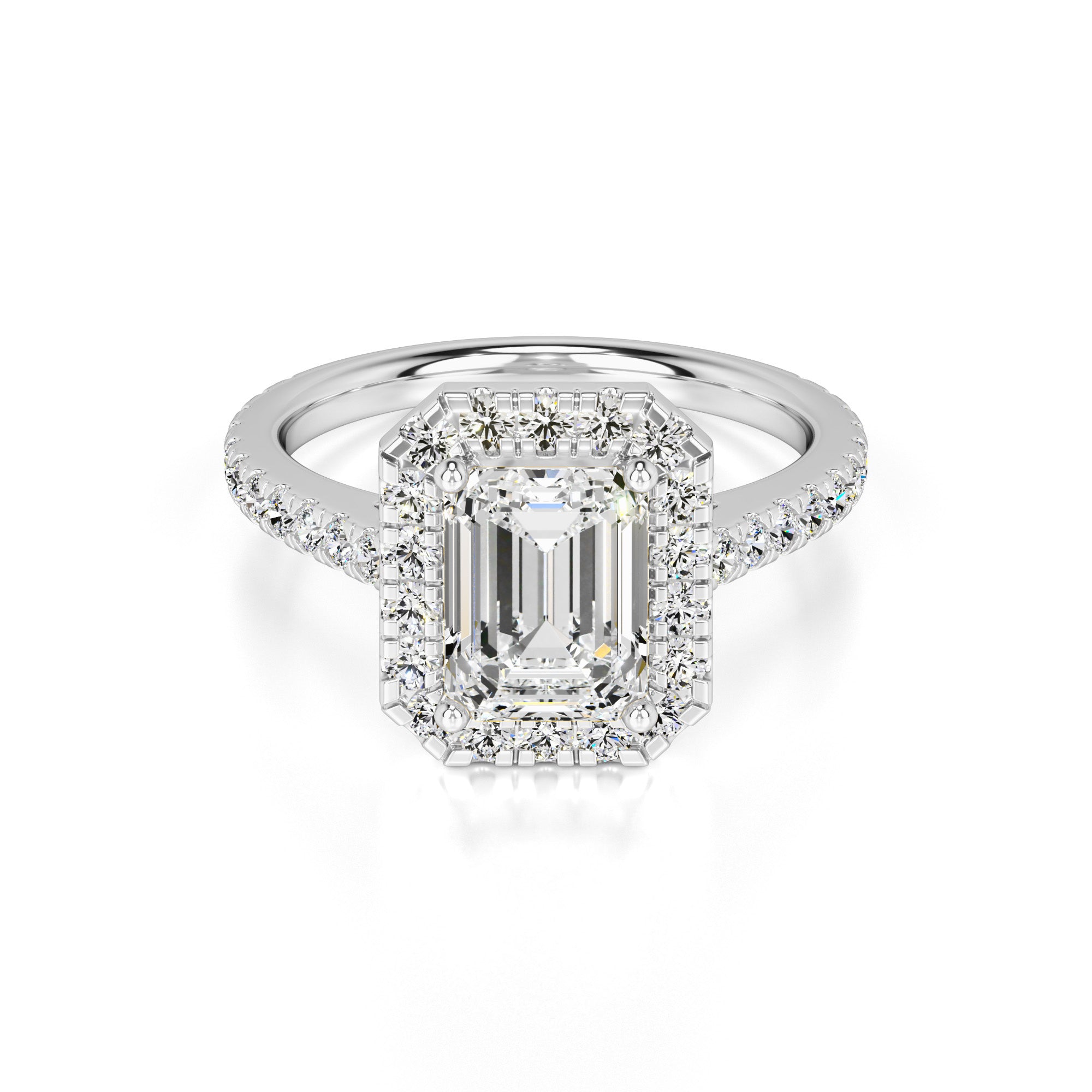 Naomi Lab Grown Diamond Ring | White Gold | 1
