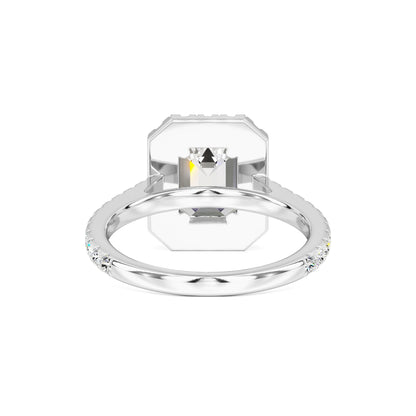 Naomi Moissanite & Lab Grown Diamond Ring | White Gold | 3