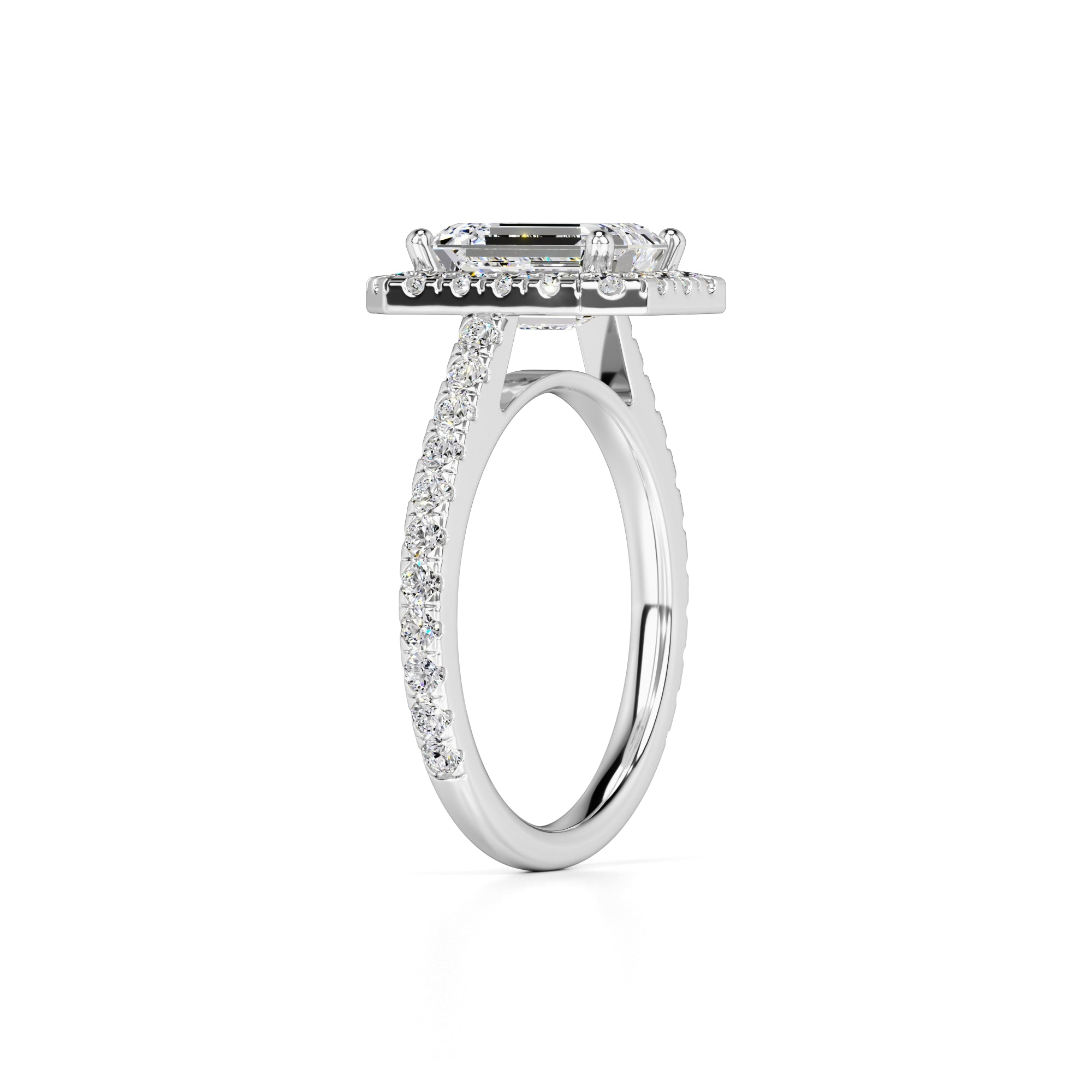 Naomi Lab Grown Diamond Ring | White Gold | 3