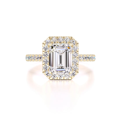 Naomi Moissanite & Lab Grown Diamond Ring | Yellow Gold | 1