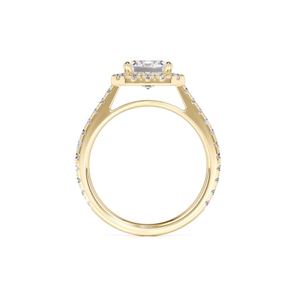 Naomi Moissanite & Lab Grown Diamond Ring | Yellow Gold | 4