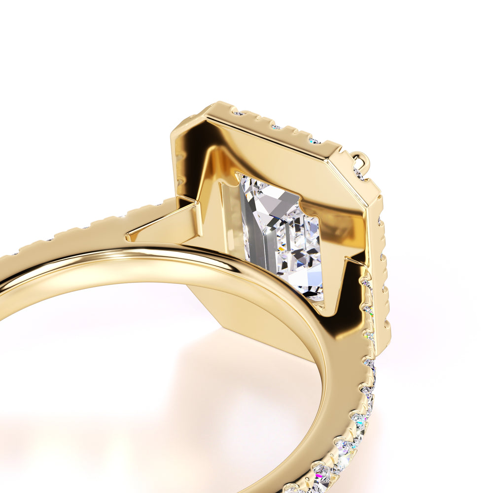 Naomi Lab Grown Diamond Ring | Yellow Gold | 2