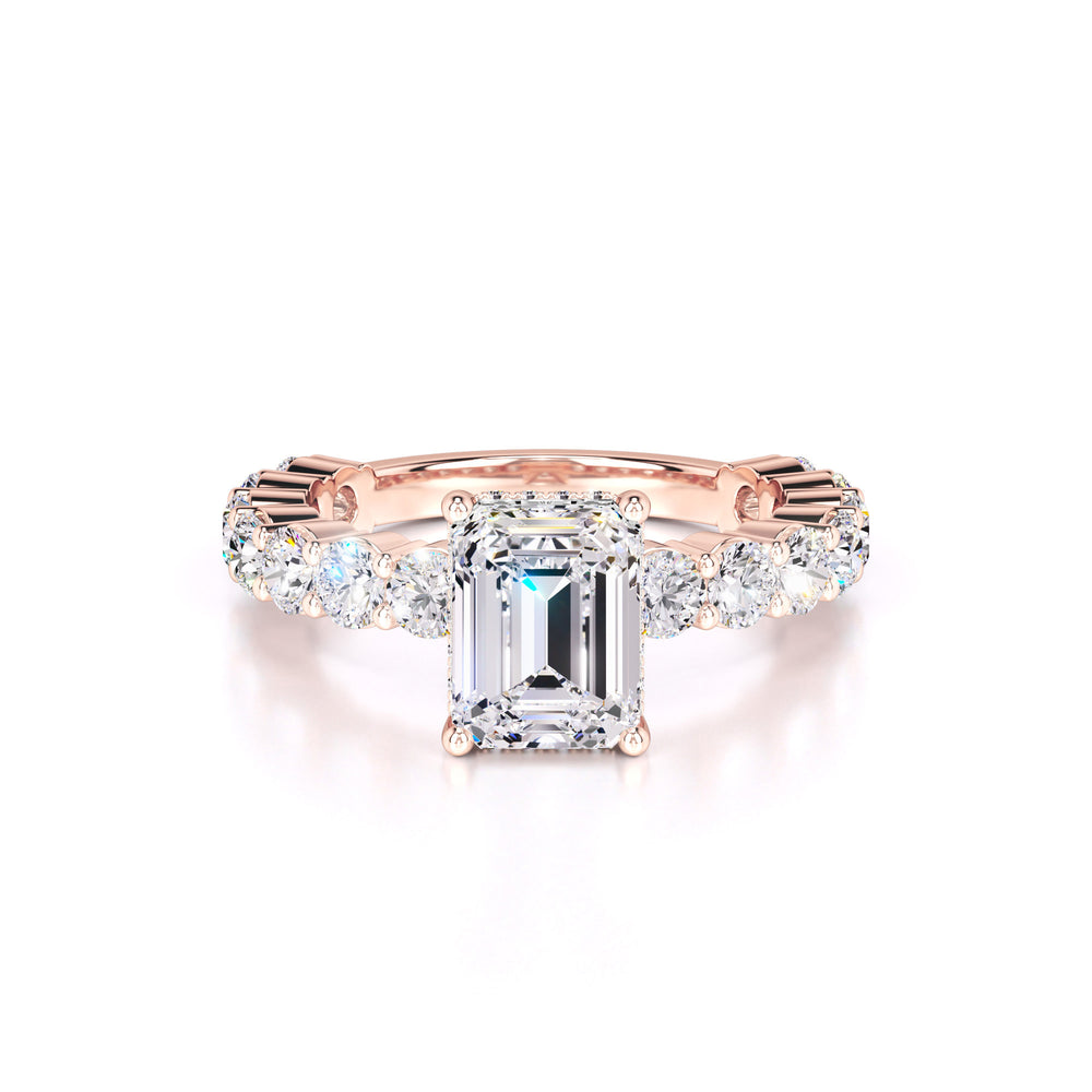 Carly Lab Grown Diamond Ring | Rose Gold | 1