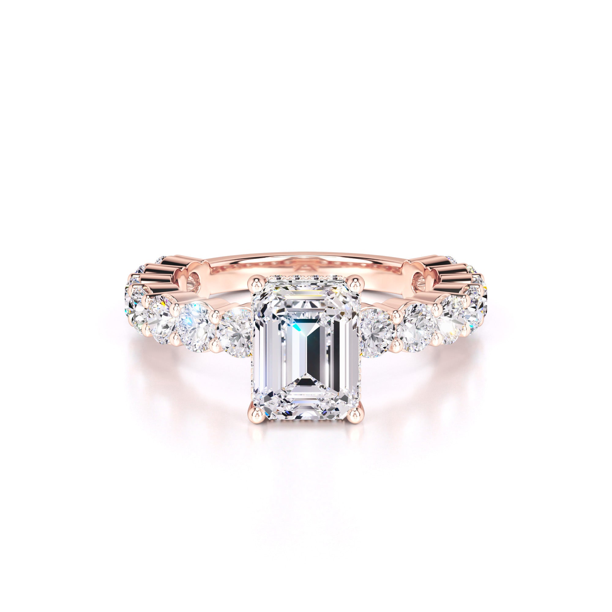 Carly Lab Grown Diamond Ring | Rose Gold | 1