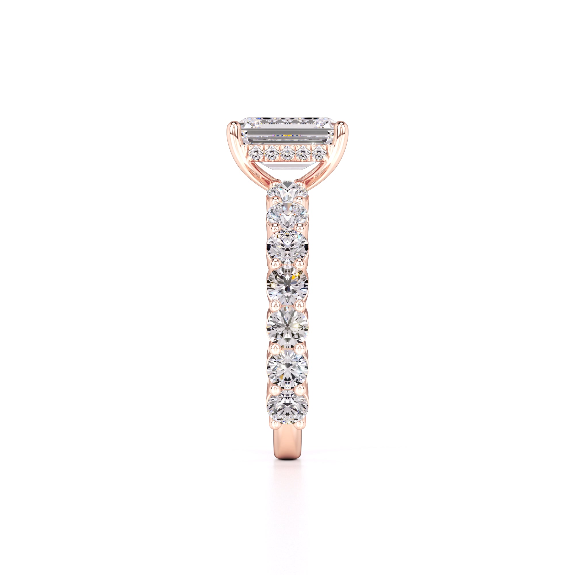 Carly Lab Grown Diamond Ring | Rose Gold | 4