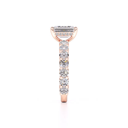 Carly Lab Grown Diamond Ring | Rose Gold | 4