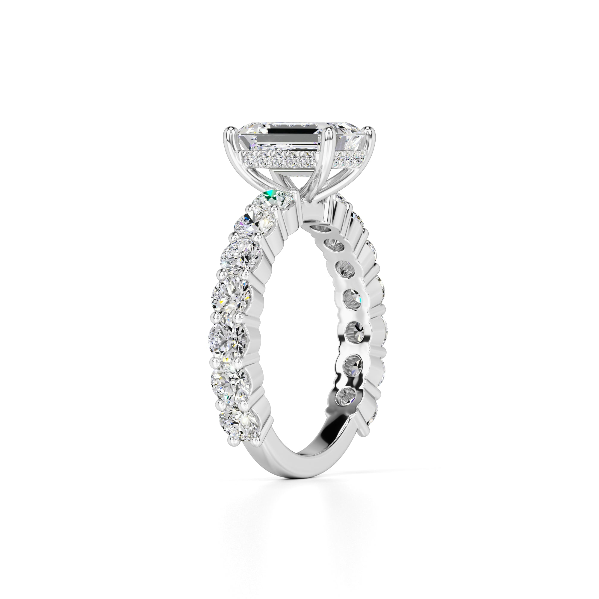 Carly Lab Grown Diamond Ring | White Gold | 3