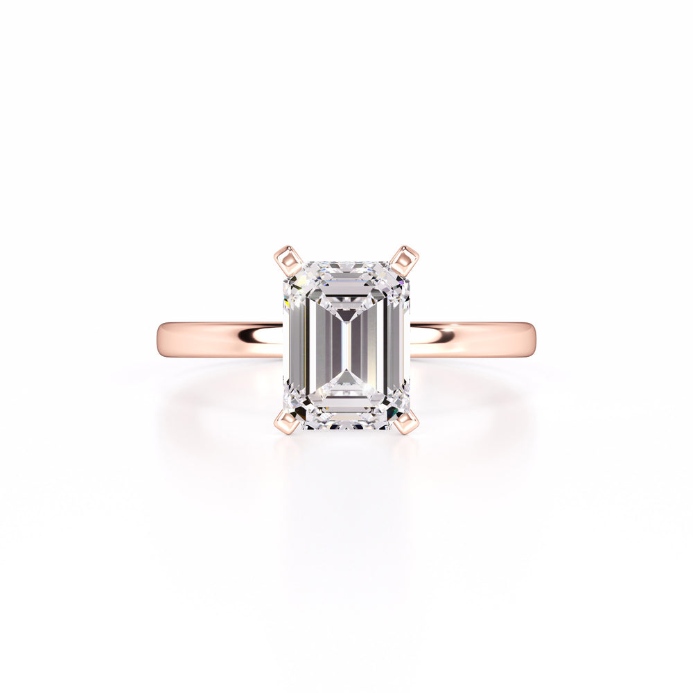 Lilly Moissanite Ring | Rose Gold | 1