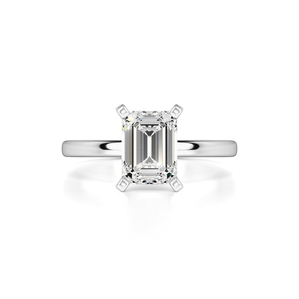 Lilly Moissanite Ring | White Gold | 1