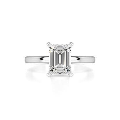 Lilly Moissanite Ring | White Gold | 1