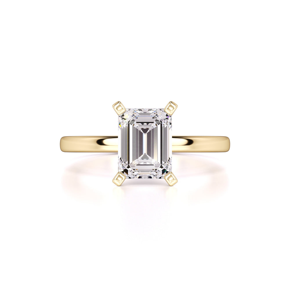 Lilly Moissanite Ring | Yellow Gold | 1