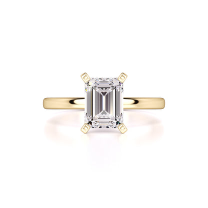 Lilly Moissanite Ring | Yellow Gold | 1