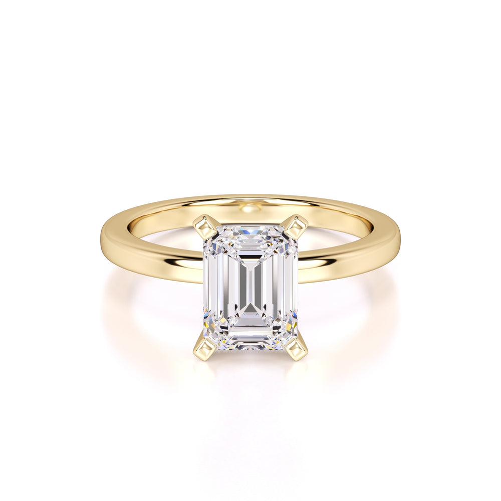 Lilly Lab Grown Diamond Ring | Yellow Gold | 1