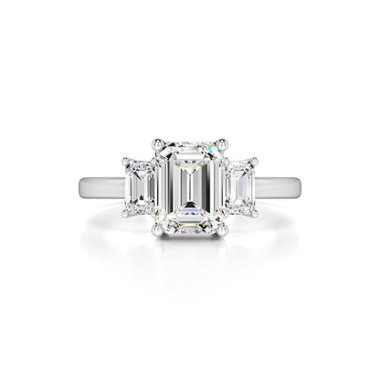 Rayna Moissanite & Lab Grown Diamond Ring | White Gold | 1
