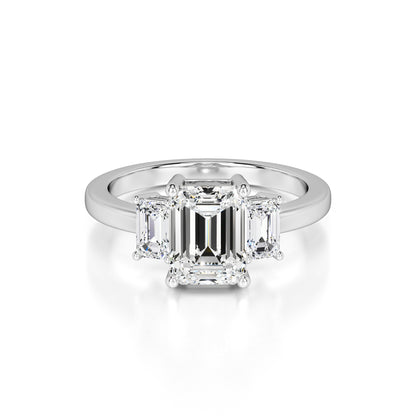 Rayna Lab Grown Diamond Ring | White Gold | 1