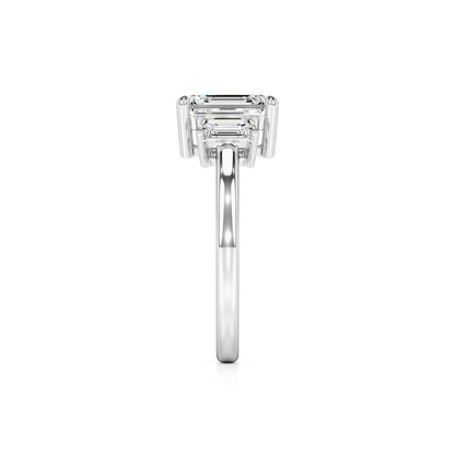 Rayna Lab Grown Diamond Ring | White Gold | 4