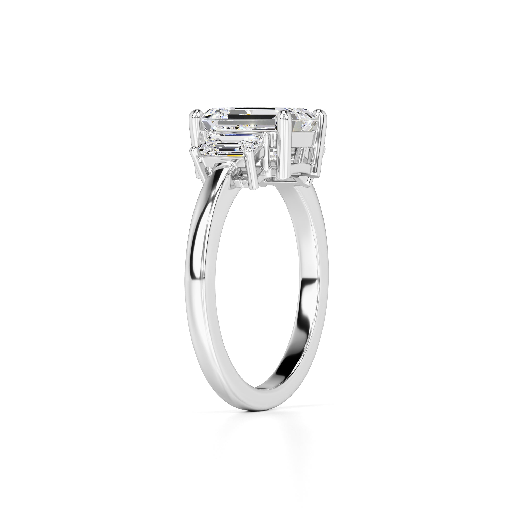 Rayna Lab Grown Diamond Ring | White Gold | 3