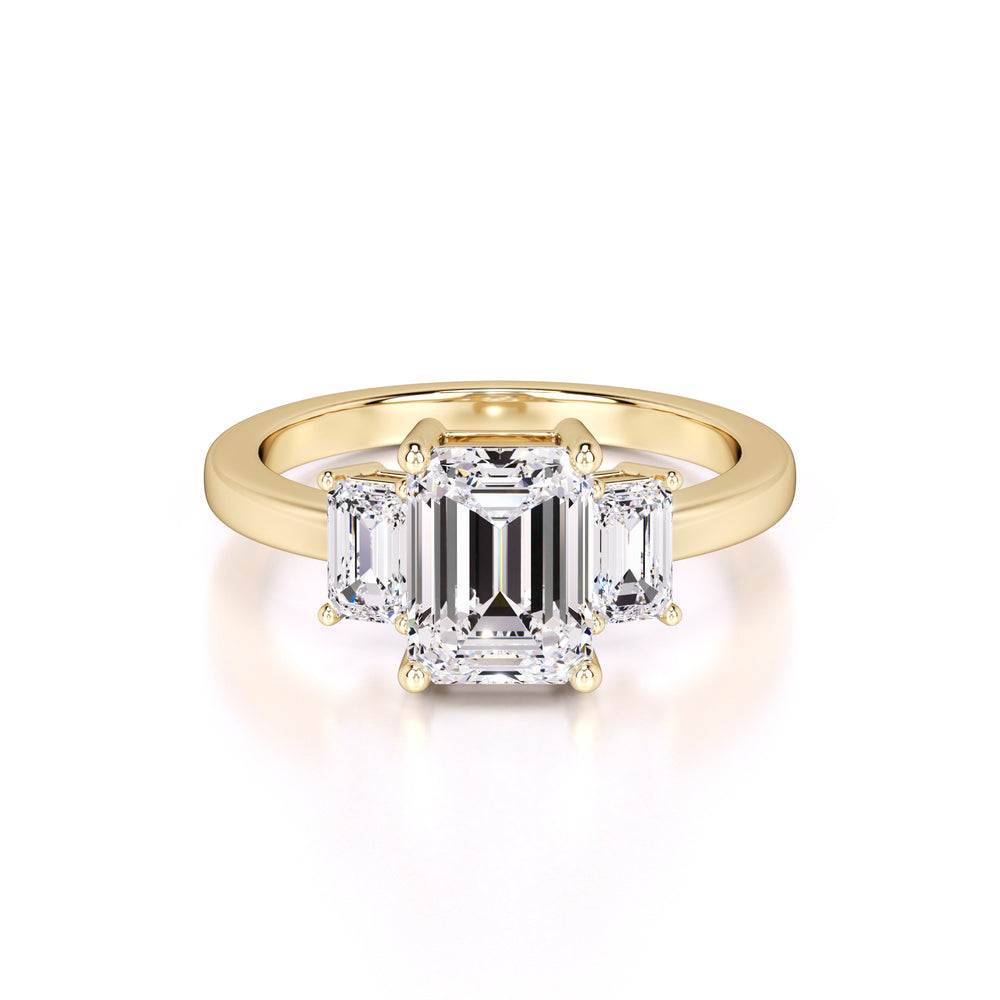Rayna Lab Grown Diamond Ring | Yellow Gold | 1