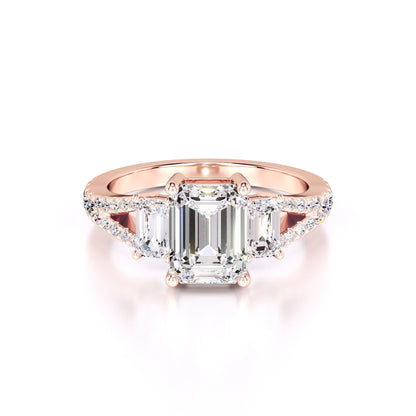 Emberly Lab Grown Diamond Ring | Rose Gold | 1