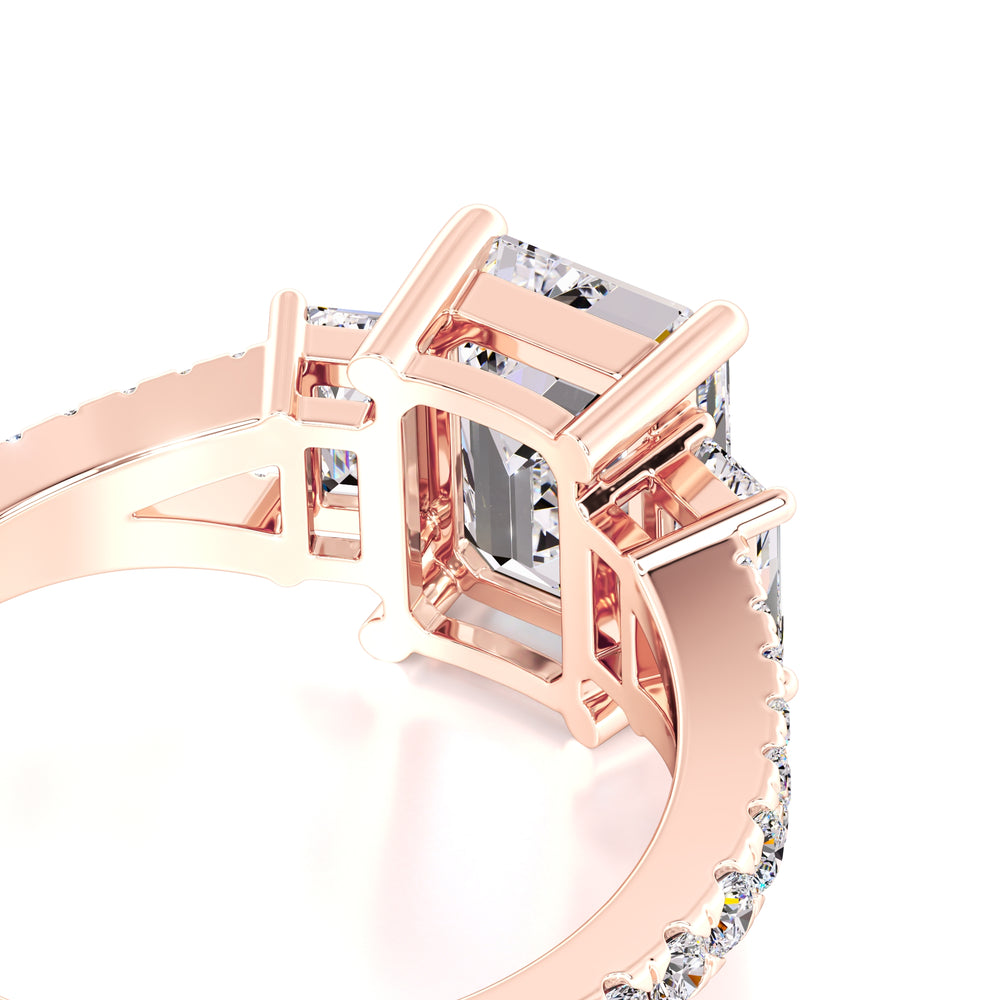 Emberly Lab Grown Diamond Ring | Rose Gold | 2