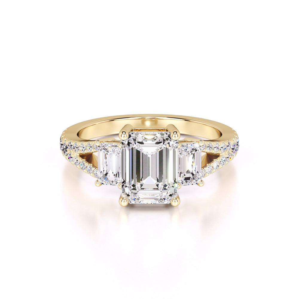 Emberly Lab Grown Diamond Ring | Yellow Gold | 1