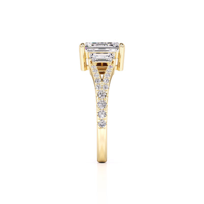 Emberly Lab Grown Diamond Ring | Yellow Gold | 4
