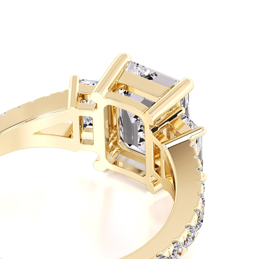 Emberly Lab Grown Diamond Ring | Yellow Gold | 2