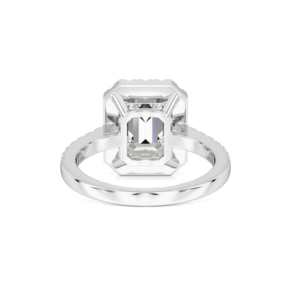 Charlotte Moissanite & Lab Grown Diamond Ring | White Gold | 3